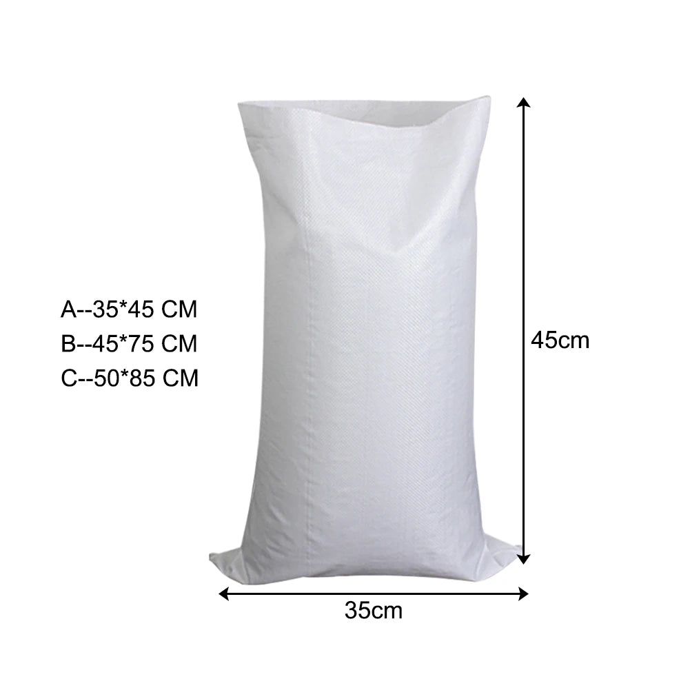 10pcs Flood Control Woven Sand Bag Tear-resistant Heavy Duty Thick Sandbag for Natural Disasters Rescue Sandsack