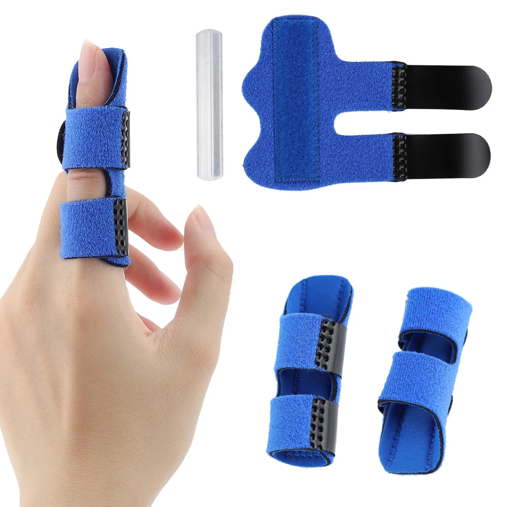 1pcs-pain-relief-aluminium-finger-splint-fracture-protection-brace-corrector-support-with-fixed-tape-bandage